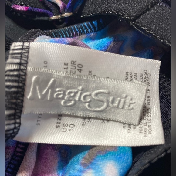 Magicsuit Rita Tankini Ruffled Beachy Bathing Suit Top Size 10 - Picture 12 of 13